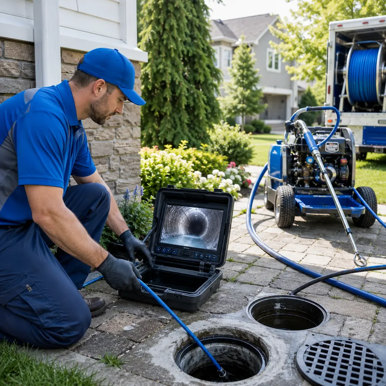 Outdoor drain cleaning professionals serving New Buffalo, MI